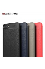 کاور طرح چرم زنفون 4 مکس - Zenfone 4 Max (ZC554KL) Leather TPU Case (اتو فوکوس اصلی نسخه ضد ضربه)