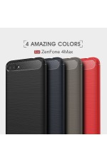 کاور طرح کربن زنفون 4 مکس  - Zenfone 4 Max (ZC520KL) Carbon Fiber Case 