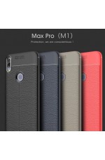 کاور طرح چرم زنفون مکس پرو ام 1 - ZenFone Max Pro M1 (ZB601 / ZB602) Leather TPU Case (اتو فوکوس اصلی نسخه ضد ضربه)