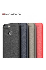 کاور طرح چرم زنفون مکس پلاس - ZenFone Max Plus (ZB570TL) Leather TPU Case (اتو فوکوس اصلی نسخه ضد ضربه)