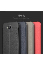 کاور طرح چرم زنفون 4 سلفی - Zenfone 4 Selfie (ZD553KL) Leather TPU Case (اتو فوکوس اصلی نسخه ضد ضربه)