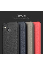 کاور طرح چرم زنفون زوم اس - ZenFone Zoom S (ZE553KL) Leather TPU Case  (اتو فوکوس اصلی نسخه ضد ضربه)