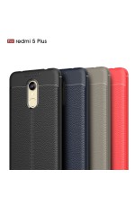 کاور طرح چرم شیائومی ردمی 5 پلاس - Xiaomi Redmi 5 Plus Auto Focus Case (اتوفوکوس اصلی نسخه ضد ضربه)